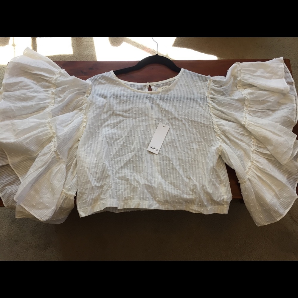 Cute and white blouse